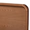 Baxton Studio Demeter Mid-Century Modern Walnut Brown Finished Wood Queen Size 3-Piece Bedroom Set 242-9408-9429-11298-11298-ZORO - alternate 6